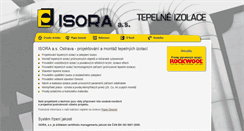 Desktop Screenshot of isora.cz
