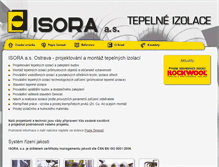Tablet Screenshot of isora.cz
